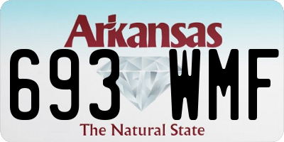 AR license plate 693WMF