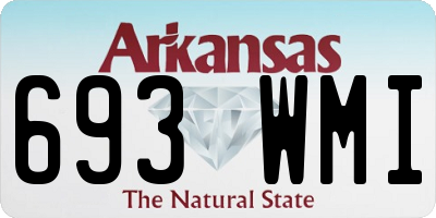 AR license plate 693WMI