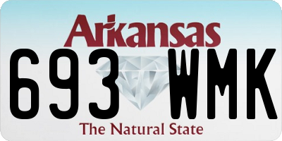 AR license plate 693WMK