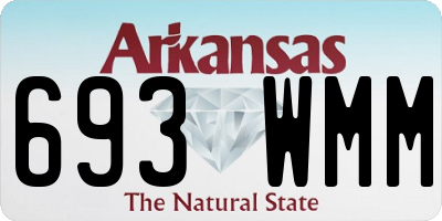 AR license plate 693WMM