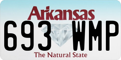 AR license plate 693WMP