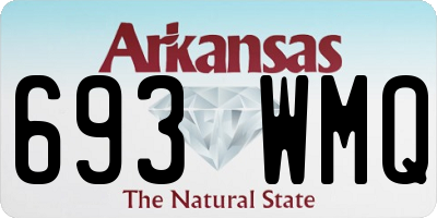 AR license plate 693WMQ