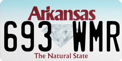 AR license plate 693WMR