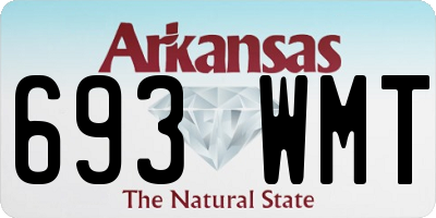 AR license plate 693WMT