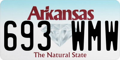 AR license plate 693WMW