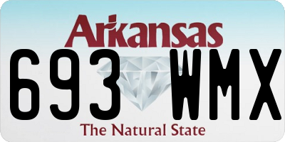 AR license plate 693WMX