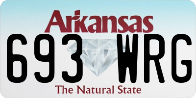 AR license plate 693WRG