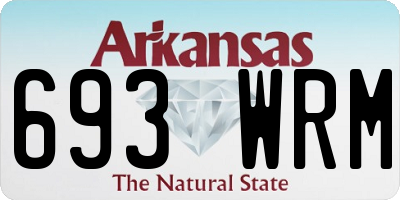 AR license plate 693WRM