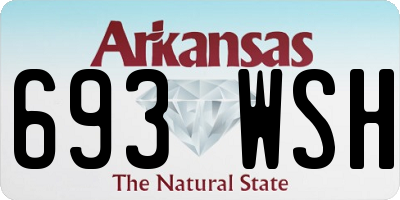 AR license plate 693WSH