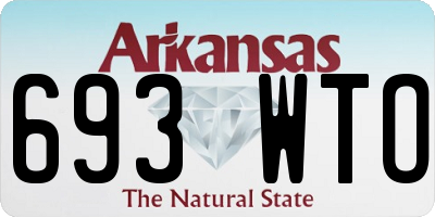 AR license plate 693WTO