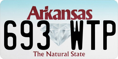 AR license plate 693WTP