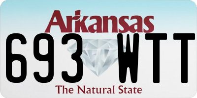 AR license plate 693WTT