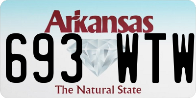 AR license plate 693WTW