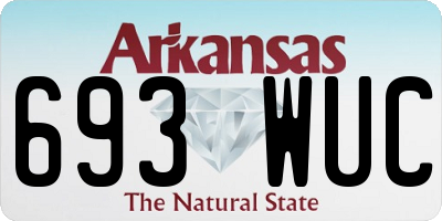AR license plate 693WUC