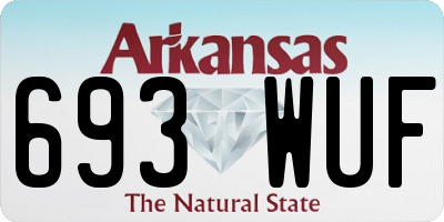 AR license plate 693WUF