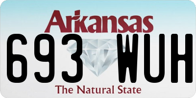 AR license plate 693WUH