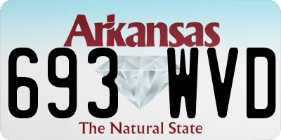 AR license plate 693WVD