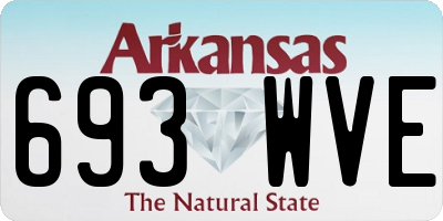 AR license plate 693WVE