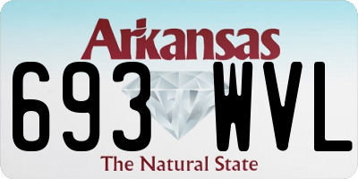 AR license plate 693WVL
