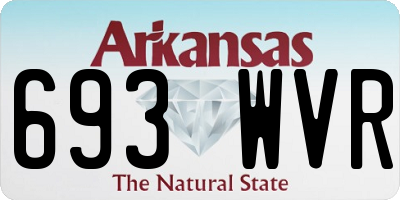 AR license plate 693WVR