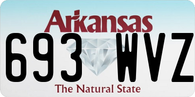 AR license plate 693WVZ