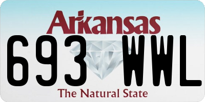 AR license plate 693WWL