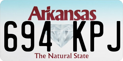 AR license plate 694KPJ