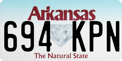 AR license plate 694KPN