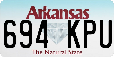 AR license plate 694KPU