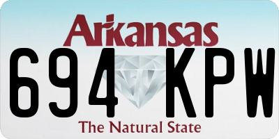 AR license plate 694KPW