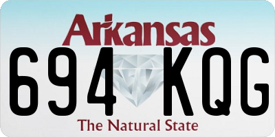 AR license plate 694KQG