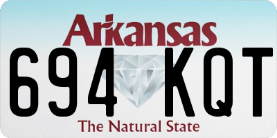 AR license plate 694KQT
