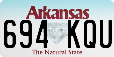 AR license plate 694KQU
