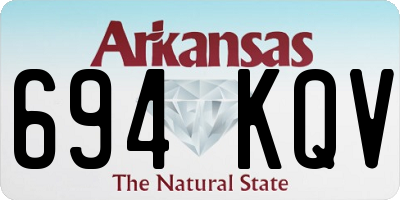 AR license plate 694KQV