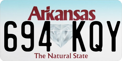 AR license plate 694KQY