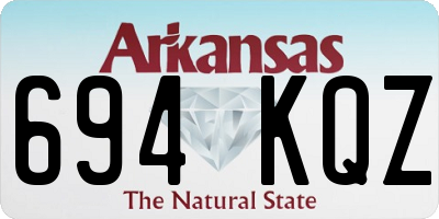 AR license plate 694KQZ