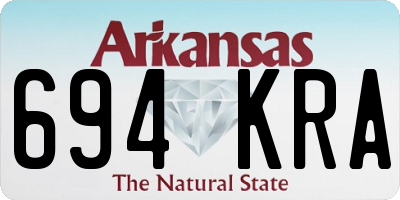 AR license plate 694KRA
