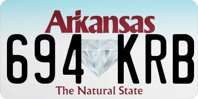 AR license plate 694KRB