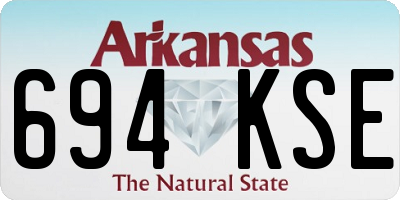 AR license plate 694KSE