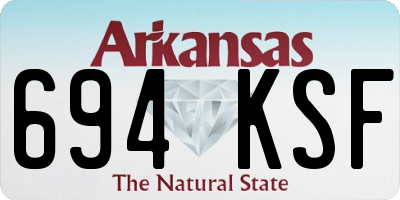 AR license plate 694KSF