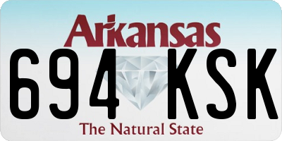 AR license plate 694KSK