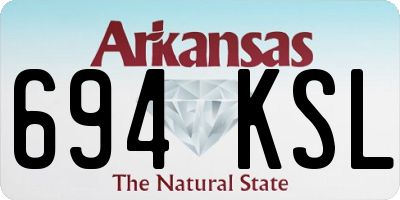 AR license plate 694KSL