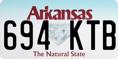 AR license plate 694KTB