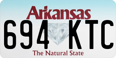 AR license plate 694KTC