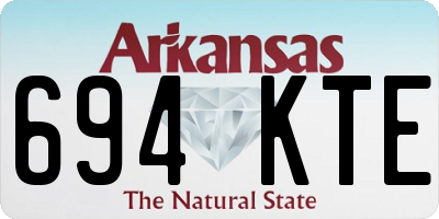 AR license plate 694KTE