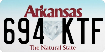 AR license plate 694KTF
