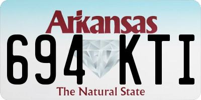 AR license plate 694KTI