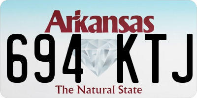 AR license plate 694KTJ