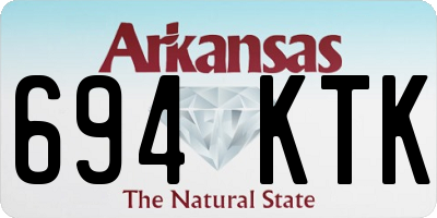 AR license plate 694KTK