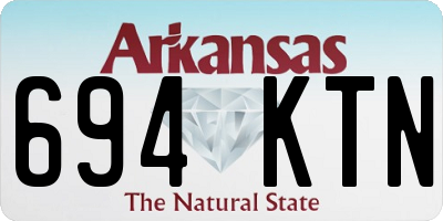 AR license plate 694KTN